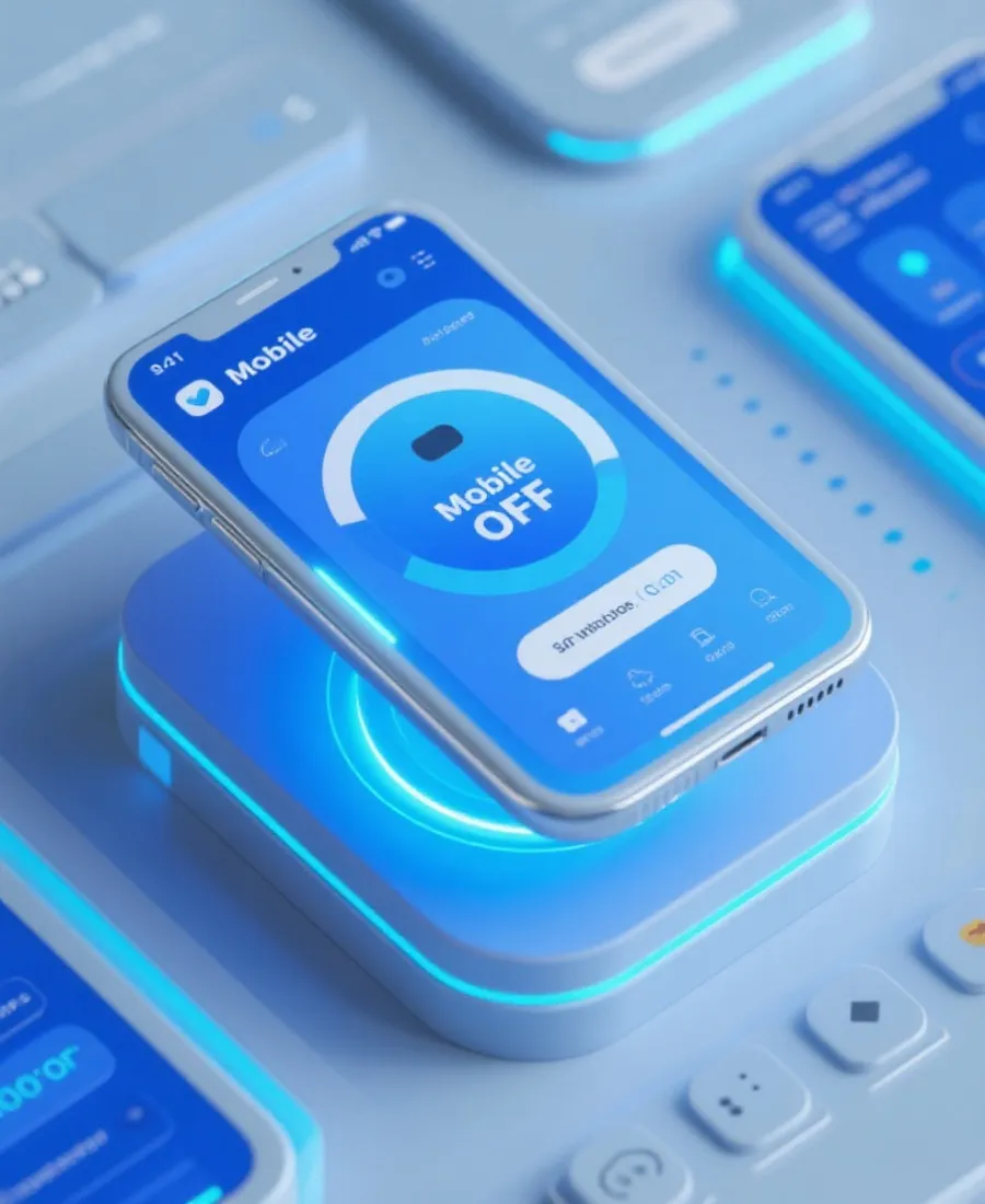 Promotional dashboard illustration